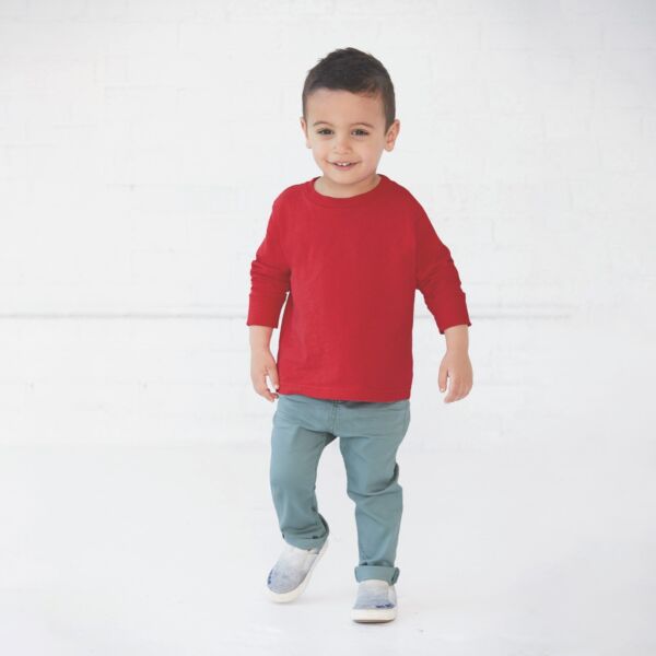 Rabbit Skins Toddler Long Sleeve Cotton T-Shirt