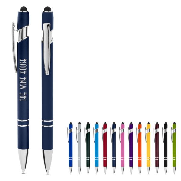 Core 365 Rubberized Aluminum Click Stylus Pen