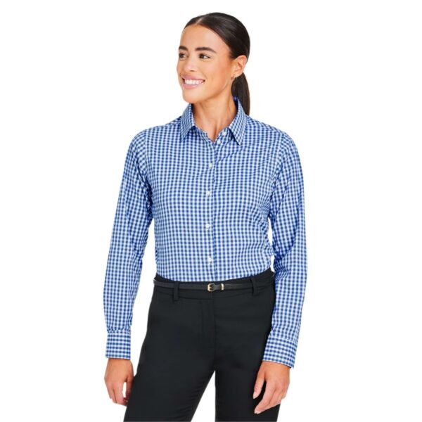 Devon & Jones Crownlux Performance® Ladies' Gingham Shirt