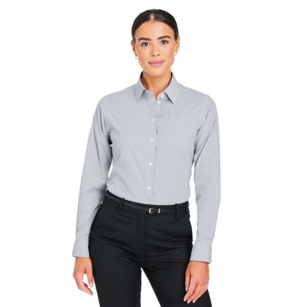 Devon & Jones Crownlux Performance® Ladies' Microstripe Shirt