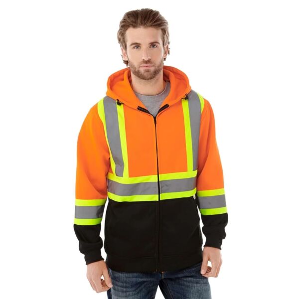 CX2 Freedom Hi-Vis Full Zip Hooded Sweatshirt