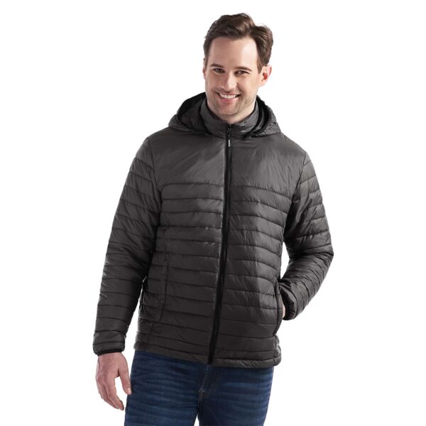 Muskoka Trail Canyon Men's Puffy Jacket w/ Detachable Hood