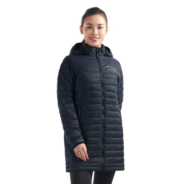 Muskoka Trail Glacier Bay Ladies Full Length Puffy Jacket w/ Detachable Hood