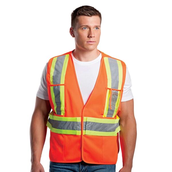 CX2 Protector Adult Tricot Hi-Vis 5 Point Tear Away Vest