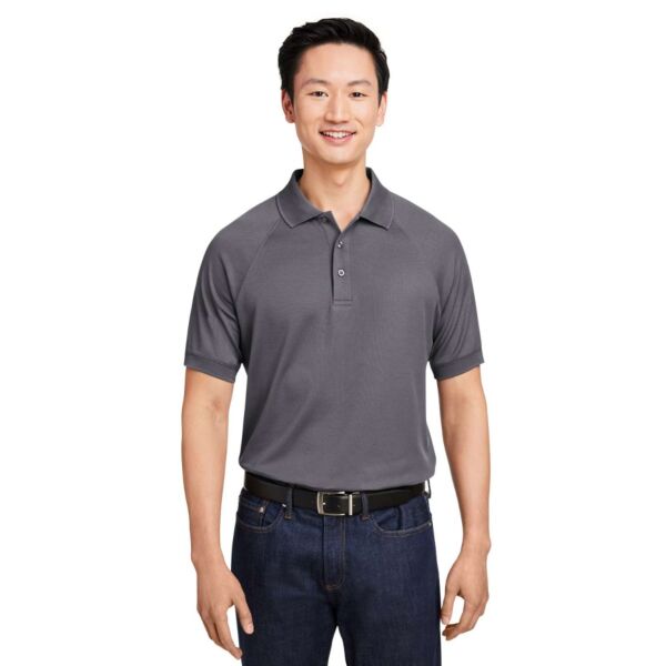 Harriton Men's Charge Snag and Soil Protect Polo