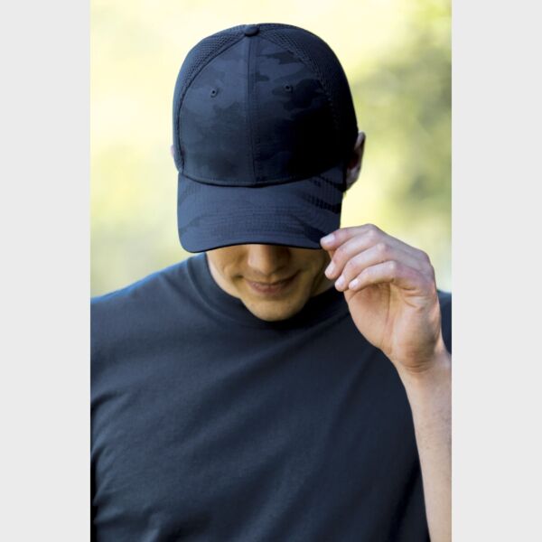 New Era® Tonal Camo Stretch Tech Mesh Cap