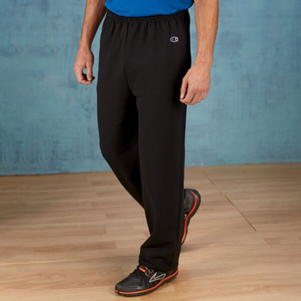 Champion Adult Double Dry Eco Open-Bottom Fleece Pant with Pockets