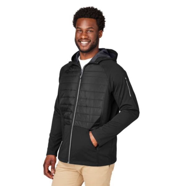 Core 365 Unisex Techno Lite Hybrid Hooded Jacket