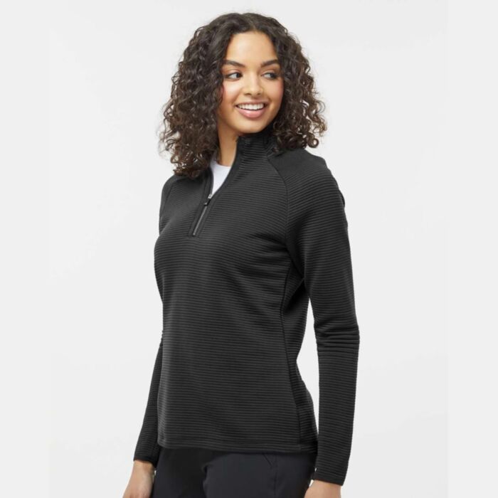 Adidas Ladies' Spacer Quarter-Zip Pullover | Smartex Canada