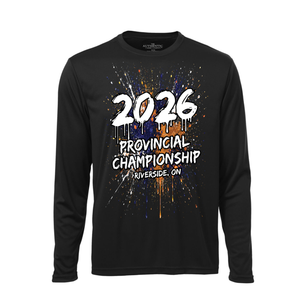 Riverside Champs Performance Long-Sleeve Graphic Tee Black
