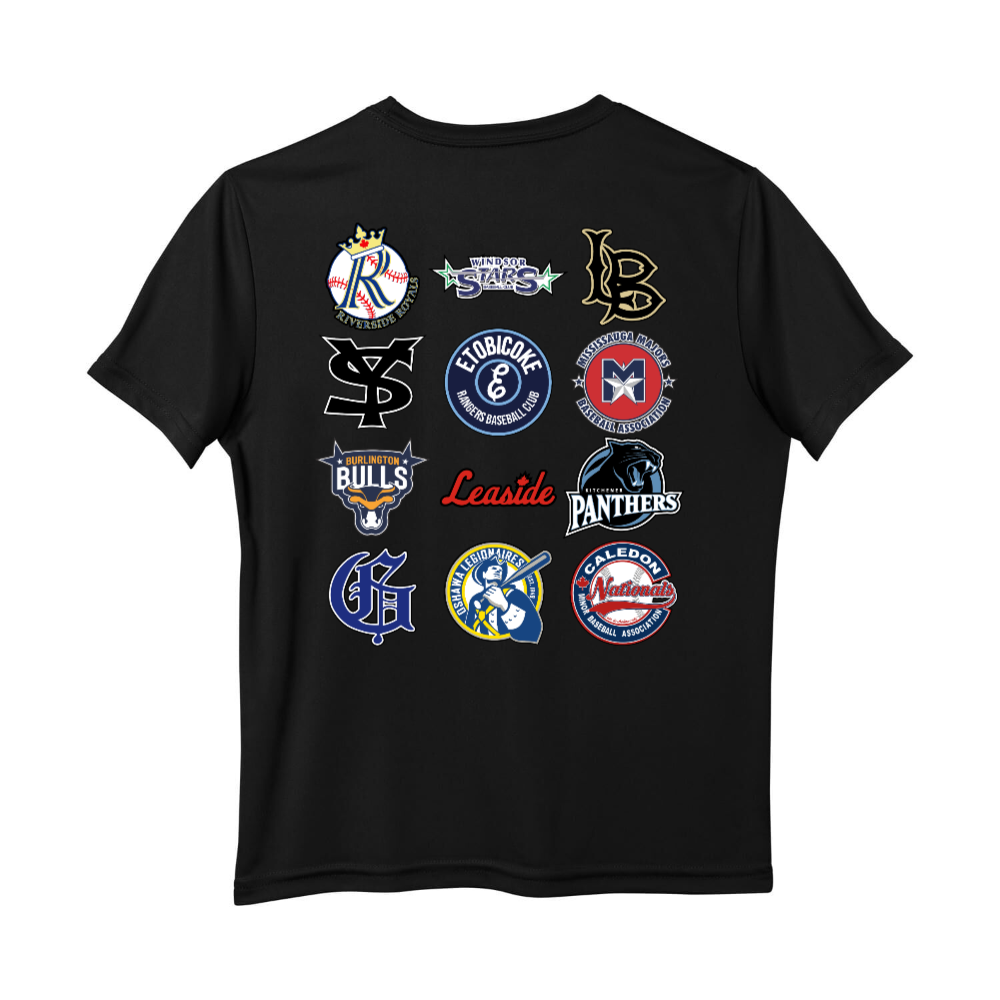 YOUTH Riverside Champs Performance Graphic Tee Black