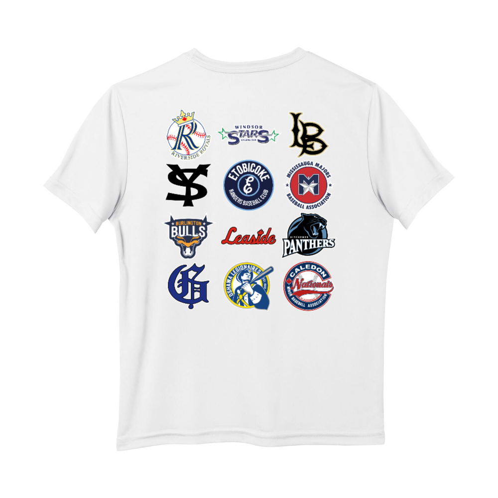 YOUTH Riverside Champs Performance Graphic Tee White