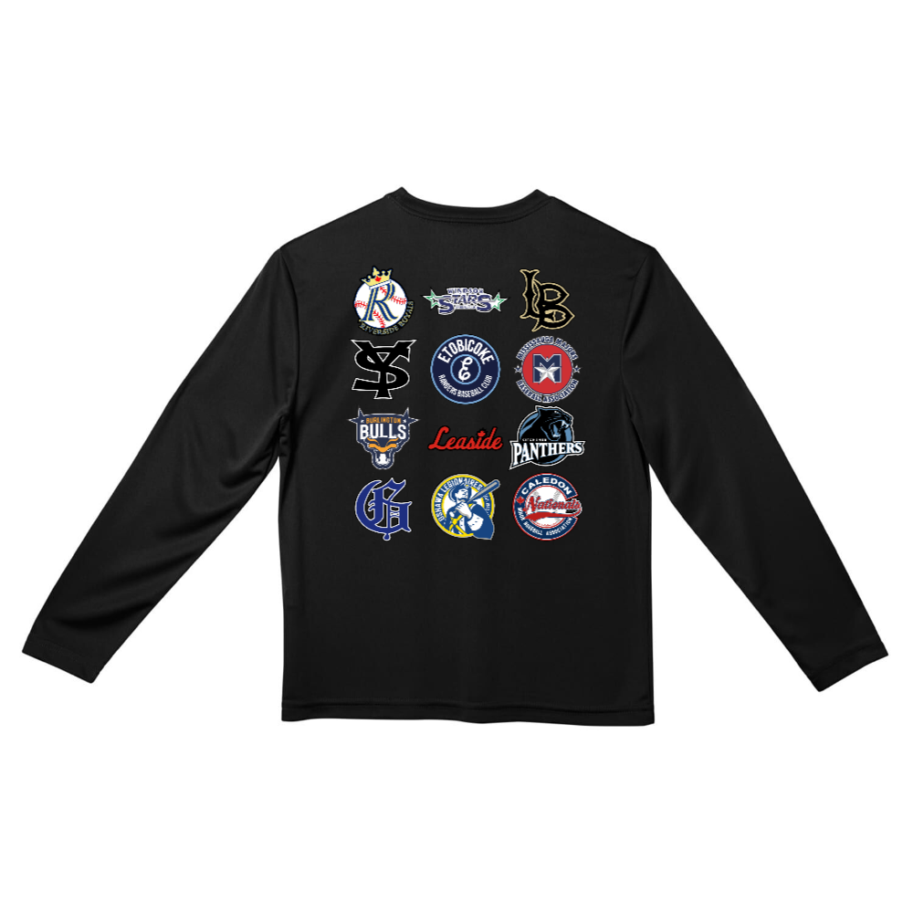 YOUTH Riverside Champs Performance Long-Sleeve Graphic Tee Black