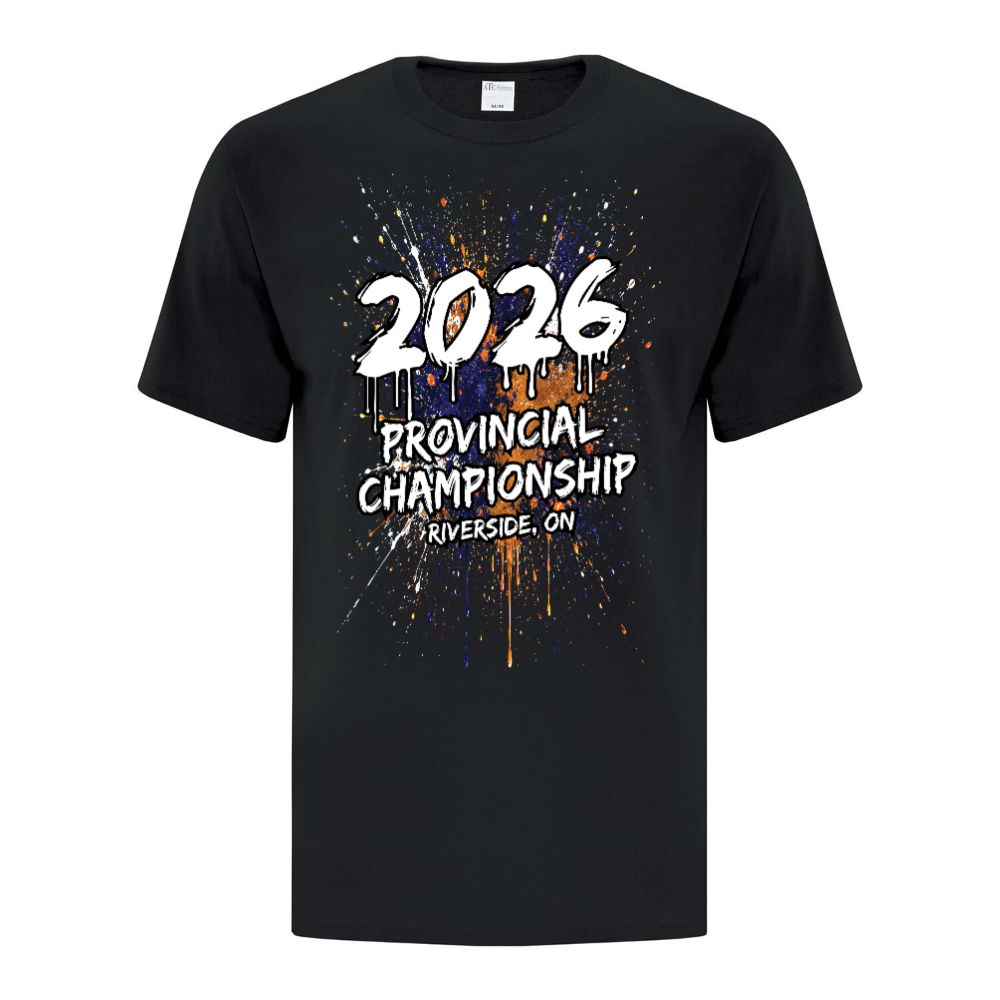 Riverside Champs Cotton Graphic Tee Black