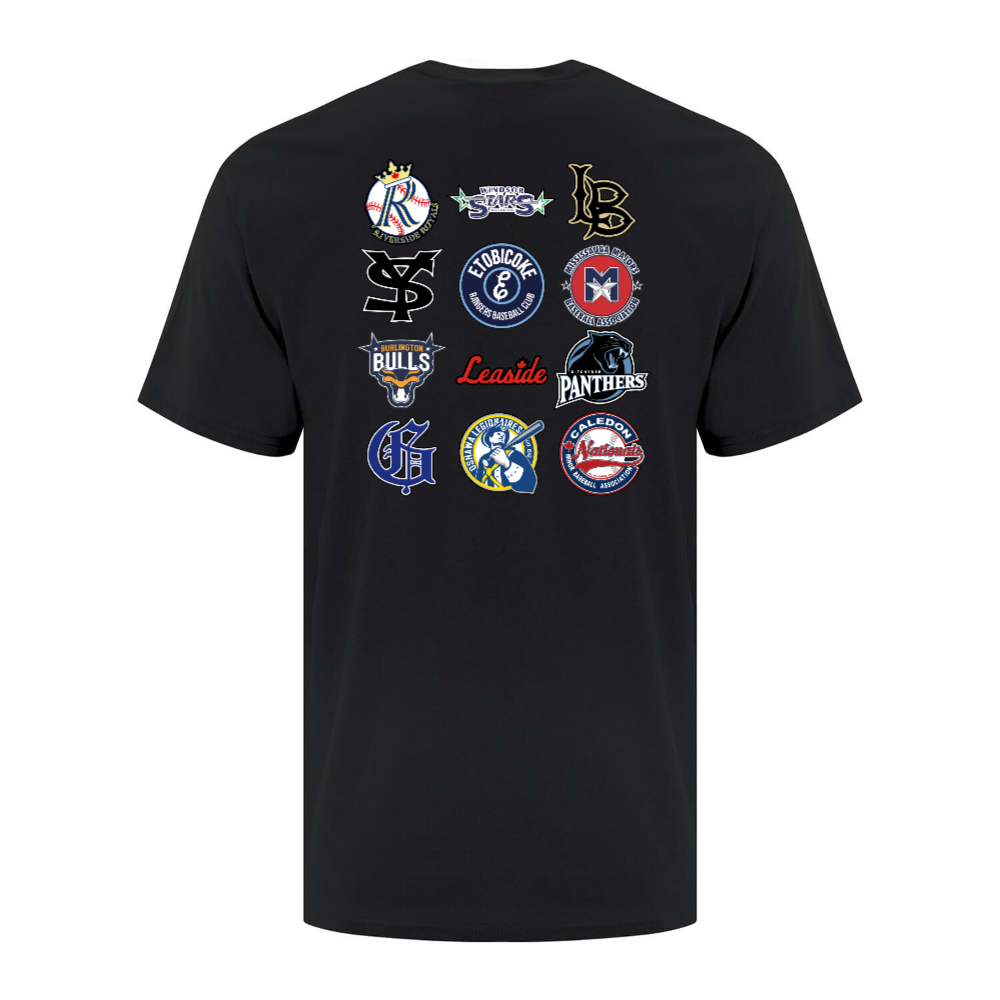 Riverside Champs Cotton Graphic Tee Black