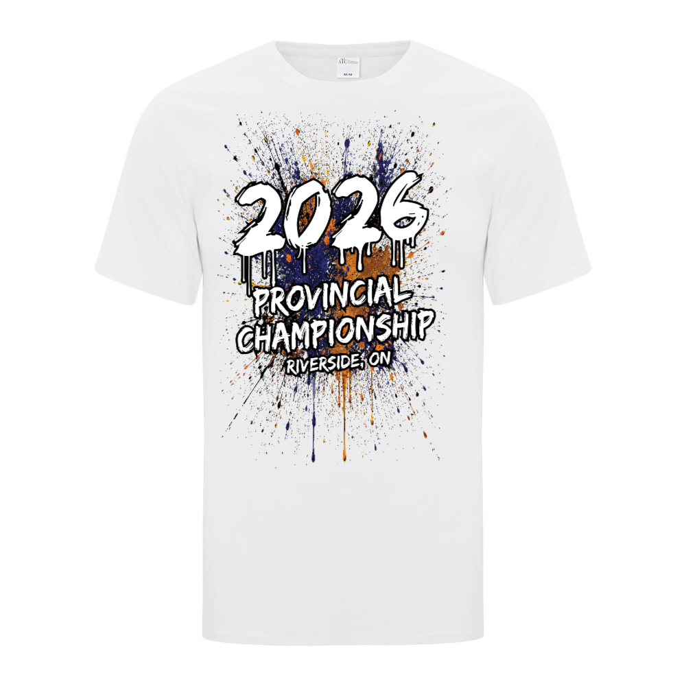 Riverside Champs Cotton Graphic Tee White