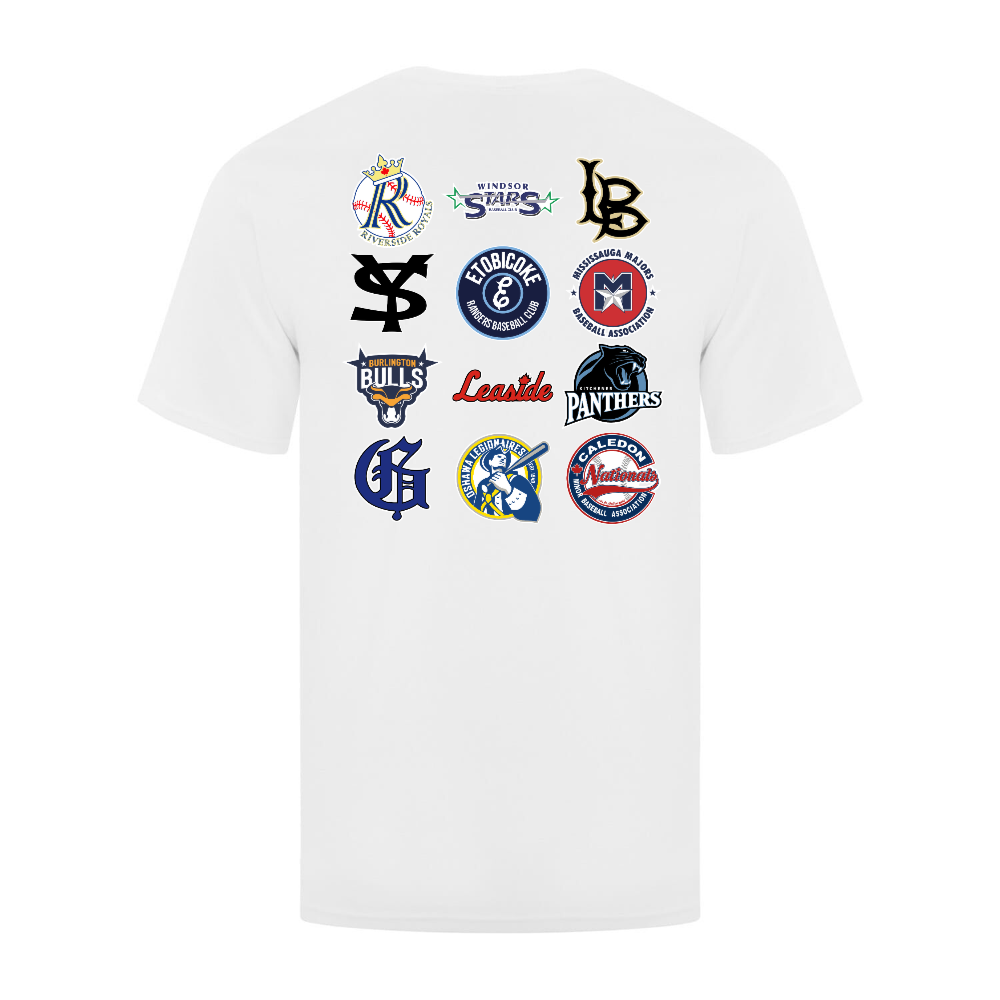 Riverside Champs Cotton Graphic Tee White