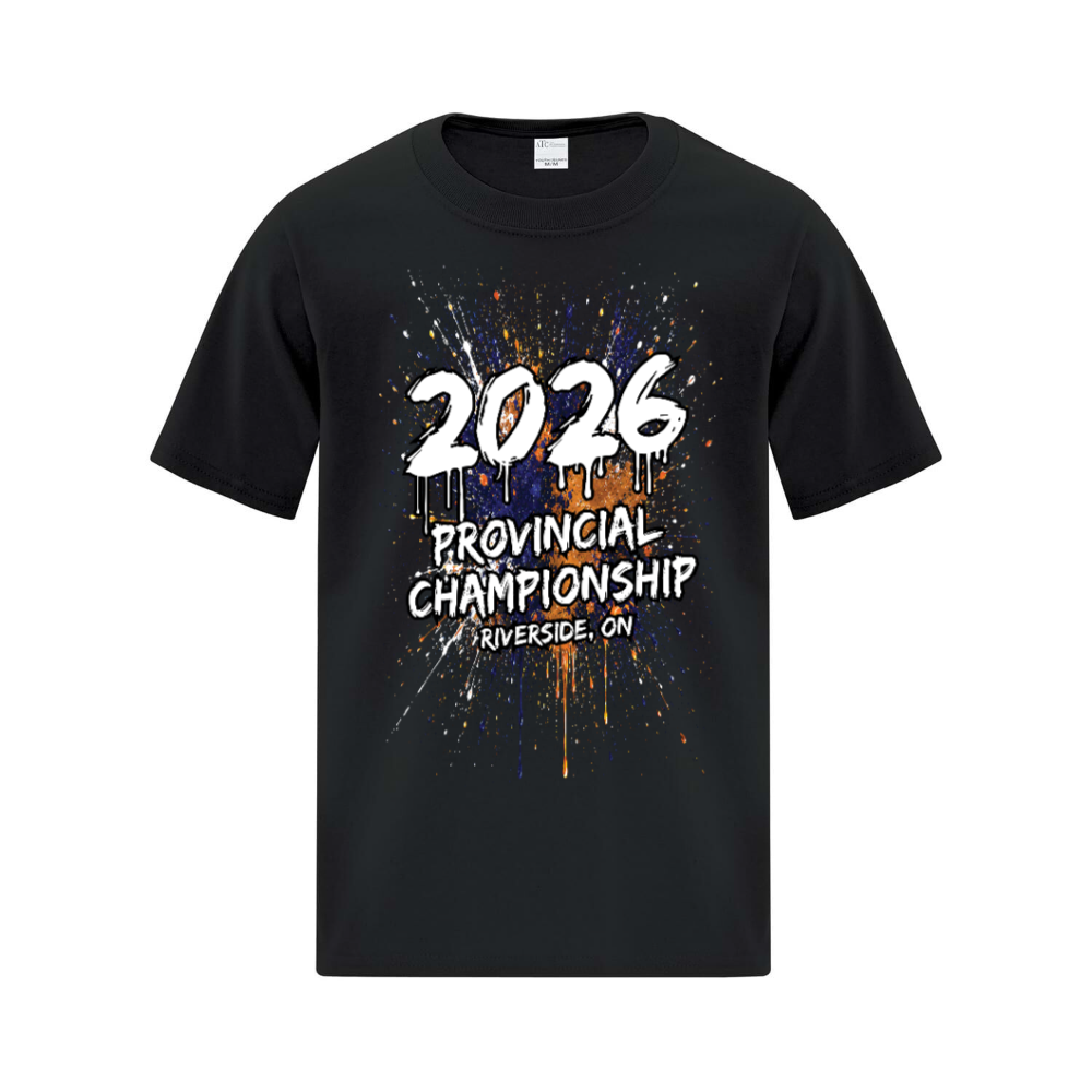 YOUTH Riverside Champs Cotton Graphic Tee Black