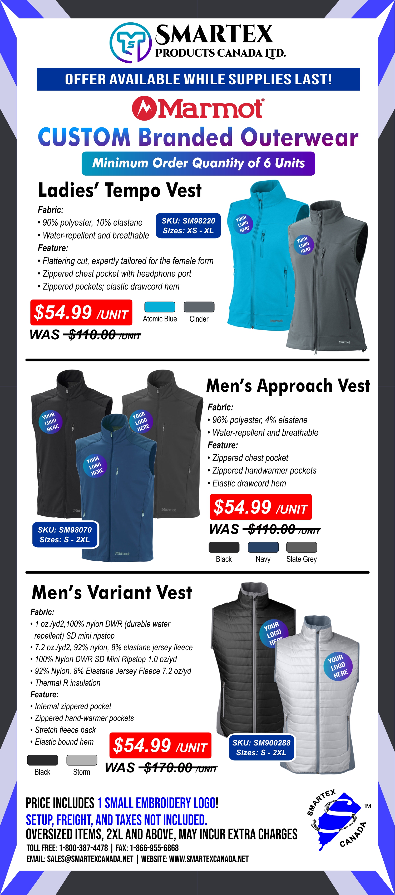 Marmot Vest Specials