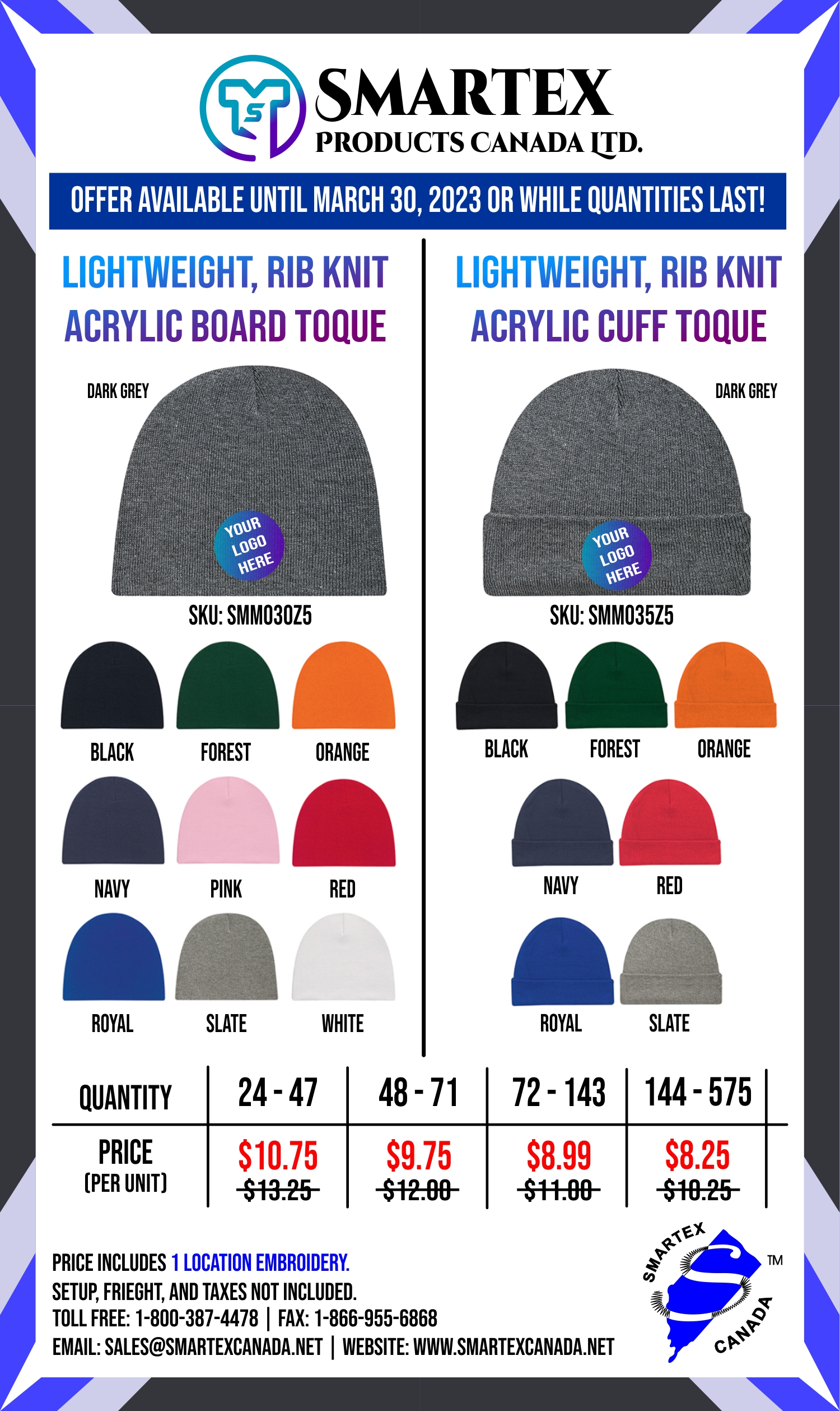 Winter Toques Special