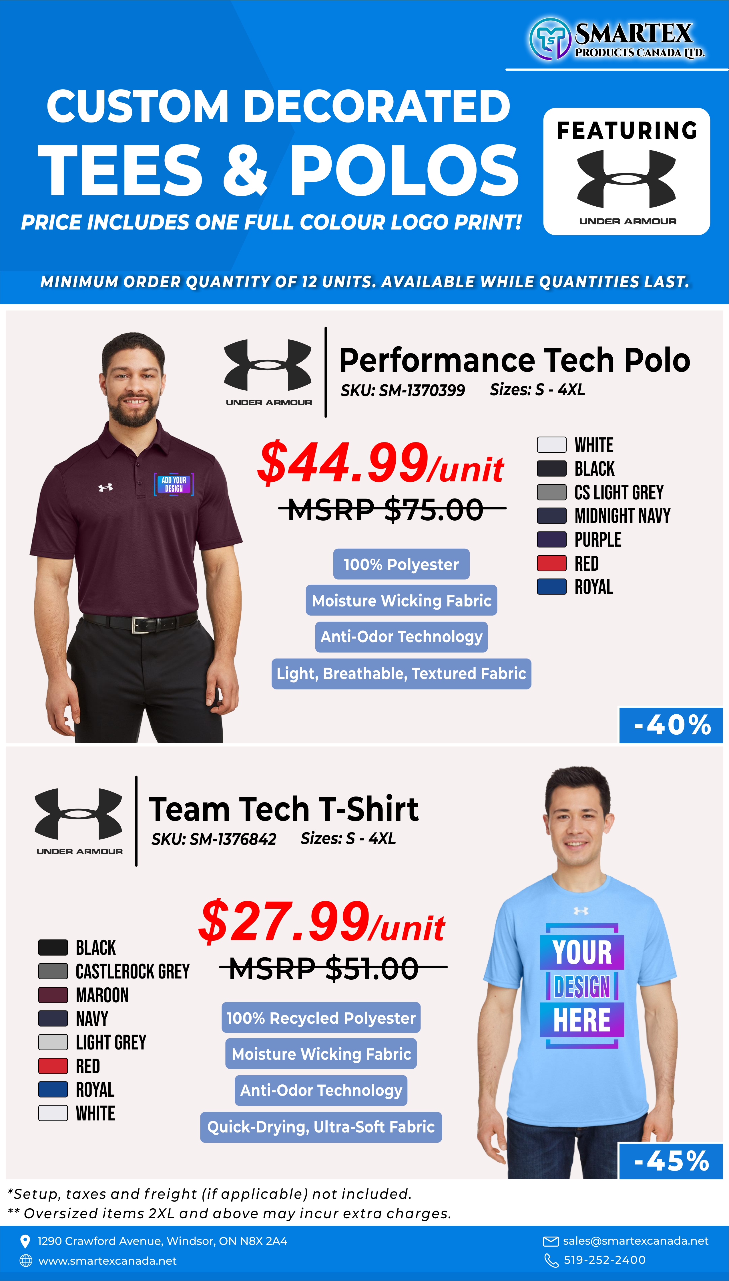 Under Armour Polo & Tee Sale