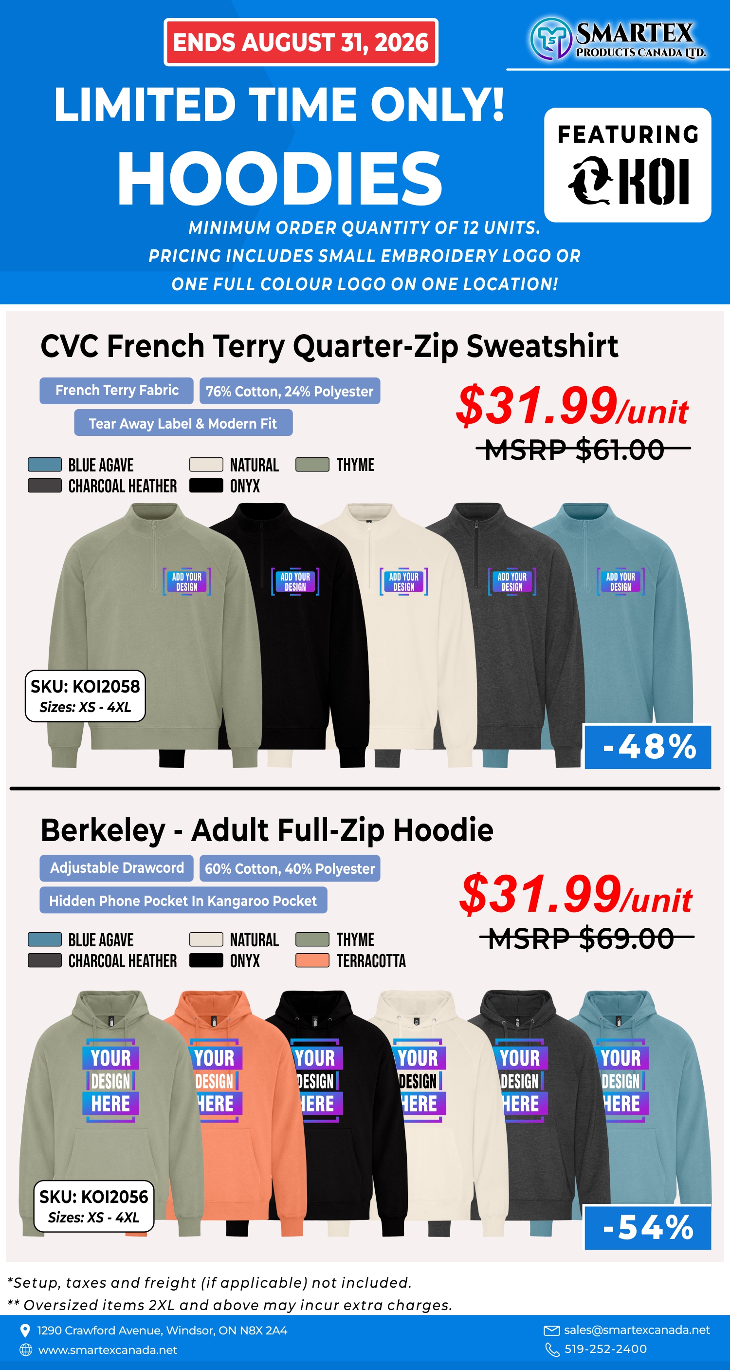 KOI Hoodies & Sweatshirt - FLASH SALE